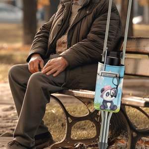 Muestra Gratis, Bastón de Alta Calidad para Personas Mayores, Bastones Telescópicos con Mango en T, Estable, con Bolsa, Antideslizante, Plegable, para Senderismo - Product Image 4