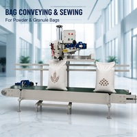 Machine à coudre industrielle haute vitesse pour sacs d'engrais avec convoyeur à bande