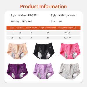 Sous-vêtements menstruels réutilisables et lavables pour femmes, culottes pour le <span class=keywords><strong>cycle</strong></span> <span class=keywords><strong>menstruel</strong></span> - Product Image 6