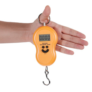 CHRT 50Kg Mini bilancia digitale pesa cucina Steelyard Hanging bilancia elettronica a gancio KG/LBS/JIN/OZ per viaggi di bagagli da pesca - Product Image 1