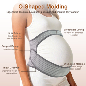 <span class=keywords><strong>Ceinture</strong></span> abdominale <span class=keywords><strong>de</strong></span> <span class=keywords><strong>grossesse</strong></span> réglable, élastique, respirante, écologique, soutien dorsal, bande <span class=keywords><strong>de</strong></span> <span class=keywords><strong>grossesse</strong></span> en nylon - Product Image 3