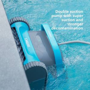 Aspiradora subacuática automática de plástico para piscinas, estanques de peces, máquina de succión submarina alimentada por batería para el hogar - Product Image 4