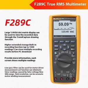 เครื่องมือวัดอิเล็กทรอนิกส์แบบมือถือ RMS ที่แท้จริงสำหรับ F287c/f289c - Product Image 5