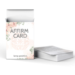 Individuelles Tägliches Manifestations-Kartenspiel Affirmationskarten Personalisiert Gedruckt als Set mit Box - Product Image 2