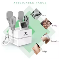 Système professionnel de remodelage corporel électromagnétique non invasif à 4 poignées pour le renforcement des abdominaux, des fesses, des bras et des cuisses