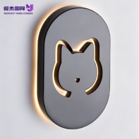 Lettres lumineuses 3D personnalisées en acier inoxydable de qualité supérieure, enseigne rétroéclairée à LED avec halo inversé, logo mural pour entreprise, décoration commerciale