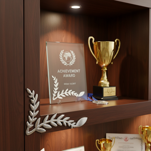 Decorazione Trofeo Grande in Metallo, Medaglia e Targa - Product Image 3