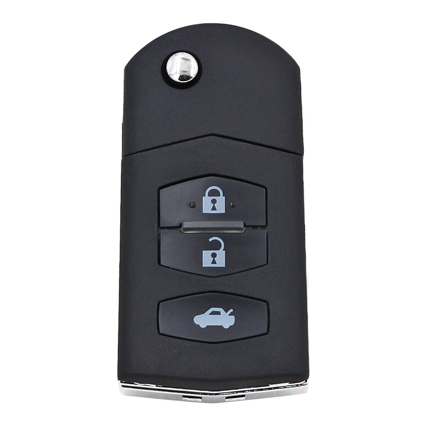 Keyforkess Flip Pieghevole 3 Pulsanti Telecomando Chiave Dell Shell Fob Case Per Volkswagen Vw Jetta Golf Passat Beetle Polo Bora