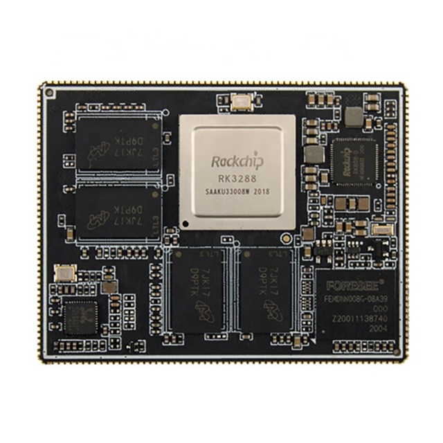 IDO-SOM3828 1GB DDR4 8GB EMMC Dual-screen 4K Resolution 8-layer PCB Android 7.1 8.1 9.0 System Board RK3288 SOM PCBA