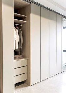 Armario Moderno <span class=keywords><strong>a</strong></span> <span class=keywords><strong>Medida</strong></span>, Independiente y Deslizable, Fácil de Montar, Diseño Personalizado para Dormitorio - Product Image 5