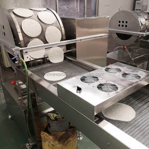 Machine à rouleau à ressort Machine à peau à rouleau à ressort Ligne de production d'emballage de crêpière moderne pour machine de restaurant - Product Image 1