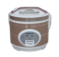 Appareil de cuisine de type cylindrique en acier inoxydable 1,5L 1,8L 2,2L Cuiseur à riz électrique