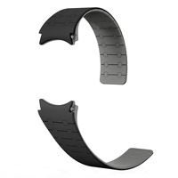 Für Watch 4/5/6 Kompatibles CHARM Magnetisches Silikonarmband 20mm Farbblock-Design Made in China Neuerscheinung