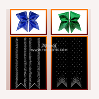 Personnalisé Orange Violet Rouge Clair Or Strass Transfert Hot Fix Chaleur Prêt à Presser Bling DIY Applique pour Cheveux Cheer Bow Dance