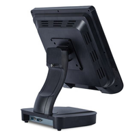 LIVERDOL Vente en gros TY-106S Système de point de vente Windows à double écran tactile unique de 15 pouces Terminal de caisse enregistreuse Bluetooth 5.2
