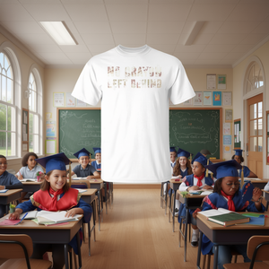 Camiseta No Crayons Left Behind para adultos, unisex, cuello redondo, manga corta, regreso a la escuela, graduación, impresión digital - Product Image 3