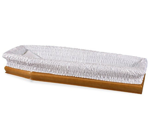 Forniture <span class=keywords><strong>Funebri</strong></span>: Rivestimento Classico in Raso Plissettato per Bara con Cuscino, Fodera per Bara Semplice, Rivestimento per Bara da Sepoltura per Grossisti - Product Image 2