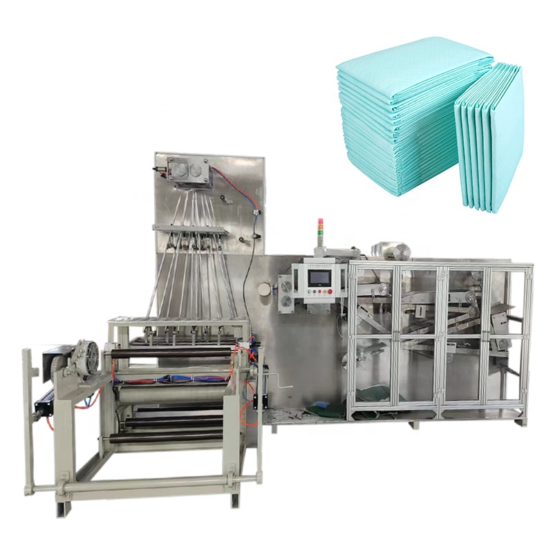 Высокоскоростной упаковочный автомат для одноразовый нетканый медицинский постельное белье впитывающая пеленка для людей с складной делая машину