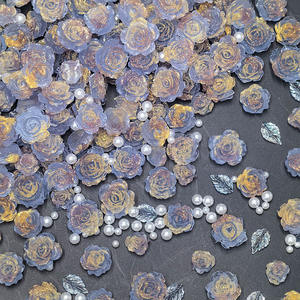 Color degradado Rosa flor 3D <span class=keywords><strong>uñas</strong></span> encantos mezcla simulación perla <span class=keywords><strong>uñas</strong></span> diamantes <span class=keywords><strong>de</strong></span> imitación accesorios <span class=keywords><strong>San</strong></span> <span class=keywords><strong>Valentín</strong></span> manicura suministros - Product Image 1