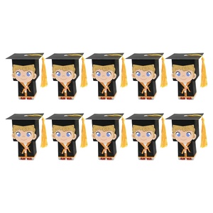 Cajas de Chocolate con Forma de Gorra para Niña y Niño DAMAI, para Graduación, Recuerdos de Fiesta, Decoración, Regalo, Suministros de Cajas de Papel - Product Image 6