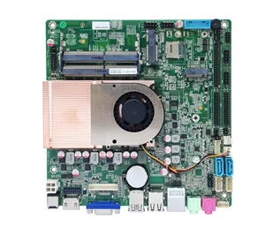 Elsky placa-mãe 170*170mm, mini placa com cpu 8th gen core i5-8265U 2 * ddr4 ram vga hd_mi lvds qm8u