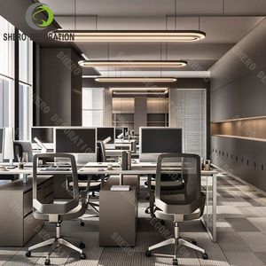 Bon prix mobilier commercial poste de travail bureau moderne ensemble de bureau Table d'appoint Ordinateur Design Unique PDG bureau administratif - Product Image 2