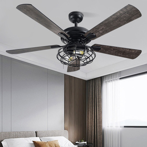 Lampe de ventilateur de plafond LED moderne avec moteur AC/DC à double usage pour l'éclairage de la chambre à coucher fabriqué en Chine - Product Image 6