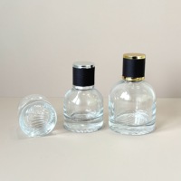 Bouteilles de parfum en verre élégantes et durables de 30ml/40ml/100ml, récipients de parfum durables, bouchon à vis pour boîte de diffuseur de crème de soin de la peau