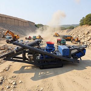 โรงงานผลิตเครื่องบดหินกรวด ทราย บดหินแบบกรวย เครื่องบดหินเคลื่อนที่แบบติดตั้งบนรถตีนตะขาบ - Product Image 5