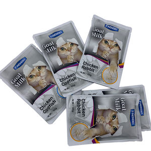מזון רטוב לחתולים של FAENBEI בשקית עם עוף, בקלה וחלב עיזים - מוכן לאכילה לחתולים מעל גיל 3 חודשים - Product Image 2