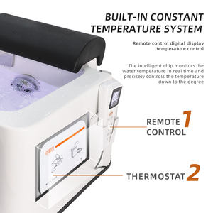 Baño de Pies Desintoxicante con Calentamiento a Temperatura Constante, Masaje, Ruedas Móviles y Luces de Desinfección - Product Image 5
