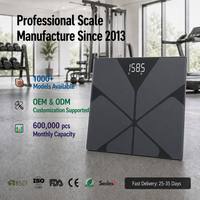 Báscula Digital Inteligente Bluetooth de Alta Precisión con Pantalla LED de Vidrio Templado para Baño, Gimnasio y Hogar