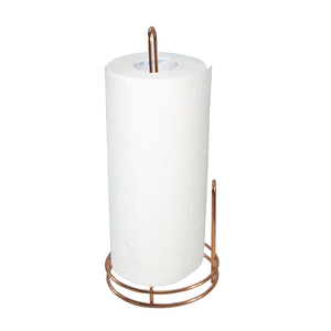 Rose Gold Paper Towel Holder - Stainless Steel, Countertop, Easy Tear Design - View #9