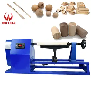 Máquina de torno de madera de velocidad ajustable, alta calidad y eficiencia, práctico, tipo pequeño, 370w, para bricolaje y carpintería