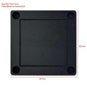 Table de jeu multifonctionnelle portable et pliable moderne personnalisée avec plateau pour <span class=keywords><strong>dominos</strong></span>, poker, mahjong et porte-gobelets - Product Image 3
