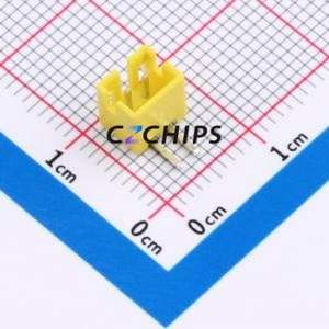 ZX-PH2.0-2PWZ-Y Wire-to-Board Pin Header Bent Lead Through Hole,P=2mm Connector 1x2P 2mm Right Angle Insert PH - Product Image 1