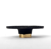 CHEVALIEROUS Tampon de support en caoutchouc flexible de qualité industrielle/bricolage de 4 pouces 5/8-11 filetage personnalisable OEM/ODM tampons de polissage outils à main
