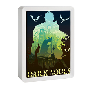 Figura <span class=keywords><strong>di</strong></span> gioco Nightlight compleanno regalo creativo Dark Souls 3D Night Paper Carving Lamp - Product Image 2
