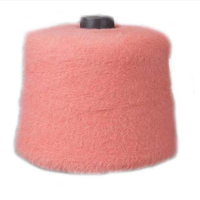 Meistverkauftes Produkt 100% Polyester 1,3cm Imitiertes Nerzfedern-Garn Gefärbtes Muster zum Stricken
