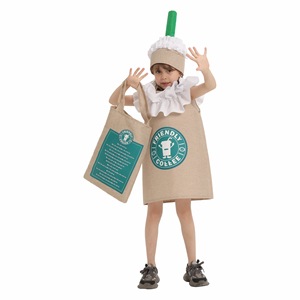 Disfraz Infantil de Frappuccino para Niños, Disfraz de Cosplay para Halloween, Actuaciones y Fiestas, Talla Infantil - Product Image 1