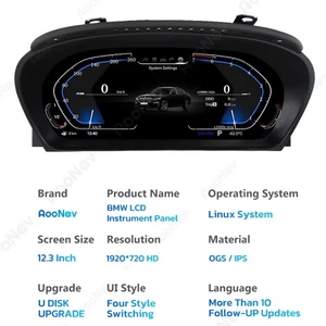 จอ LCD ดิจิตอลสำหรับรถยนต์ BMW ซีรีส์ 5 รุ่น E60 E61 E63 ปี 2004-2009 แผงหน้าปัดมาตรวัดความเร็วแบบดิจิตอล จอแสดงผลเสมือนจริง ระบบ Linux - Product Image 5