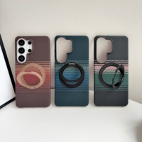 Étui de téléphone avec support magnétique pour Samsung Galaxy S26 Ultra S25, protection hybride, charge sans fil, support de béquille, multicolore