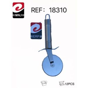 Mnj Pizza Cutter 18310 Stainless Steel Wheel Knife For Pizza Slicing 12Pcs - Product Image 1