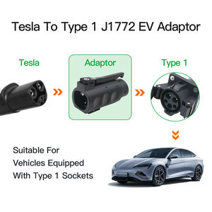 Adaptateur de charge EV NACS vers J1772 CCS1 pour Nissan Leaf, Mitsubishi Outlander, Kia Niro, portable, AC Niveau 2, IP65, Nouveau, US Home - Product Image 1