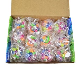 Juguete Antiestrés Suave de TPR, Bola de Cuentas Simulada, Juguete Sensorial de Rebote Lento, Juguete Blandito Seguro para Niños y Adultos - Product Image 1