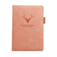 Carnet de notes en cuir A5 en gros, carnet professionnel à couverture rigide en cuir PU, carnet de bureau