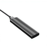 Boîtier USB 3.2 Type-C en aluminium sans outil pour SSD M.2 PCIe NVMe, plug-and-play, boîtier de disque dur