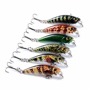 Mồi câu cá giả dạng cá mồi nhỏ, chất liệu nhựa cứng, có thể lặn, kích thước 4.7cm/3.8g, dùng câu cá nước ngọt, có móc câu, câu đáy. - Product Image 5