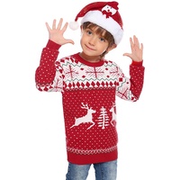 Pulls de Noël moches unisexes en tricot FNJIA pour les fêtes d'hiver et les réunions de famille