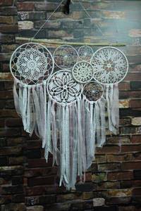 Atrapasueños colgando sobre la cama Atrapasueños grande Colgante de pared Gigante para decoración del hogar Sala de estar Decoración de la habitación del bebé - Product Image 4